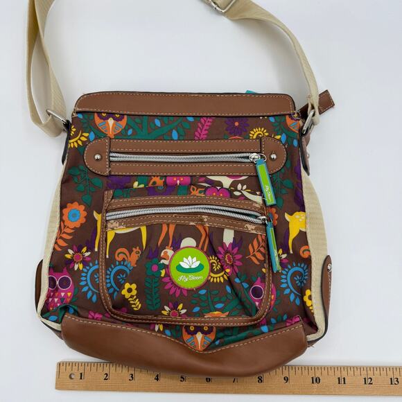 LILY BLOOM Woodland Recycled Plastic Shoulder Bag  Adjustable Strap [FLAW] - Picture 7 of 9